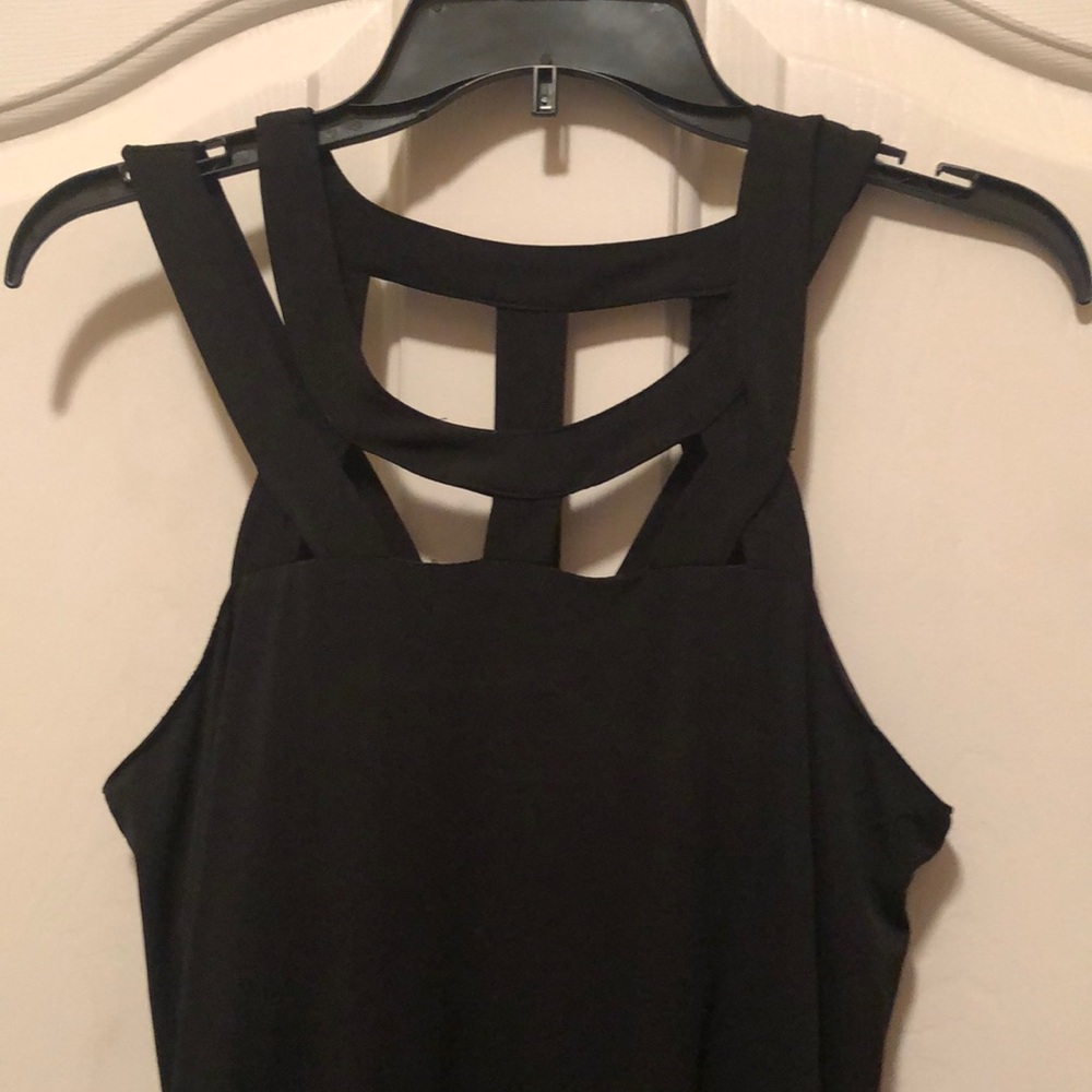 Gorgeous Black Dinner Dress!! Size Large NWOT